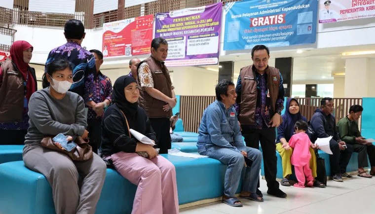 Sekda Kabupaten Tangerang Sidak Pelayanan Publik di Awal Tahun