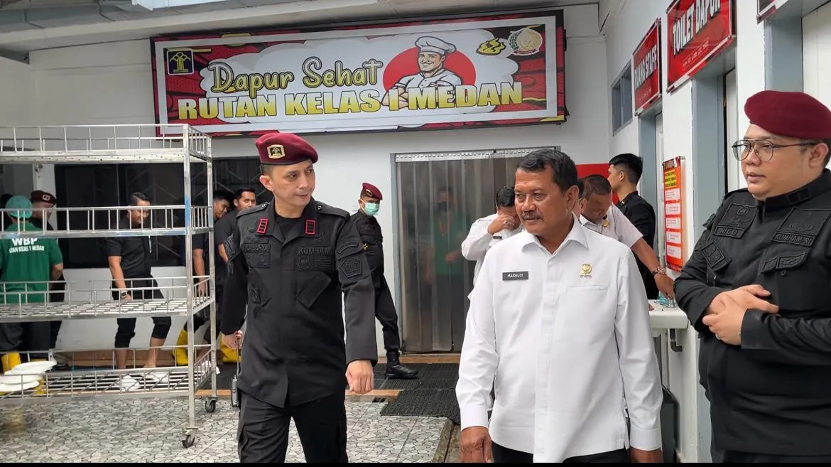 Dirjenpas meninjau kegiatan pembinaan kemandirian di Rutan Kelas I Medan.